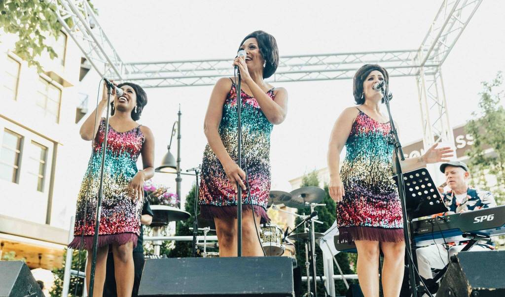The Jewel Tones will perform Motown tunes from 6:30-8:30 p.m. on Aug. 15 at the city of Mercer Islands Mostly Music in the Park series in Mercerdale Park. Prom Date Mixtape will groove through 80s new wave songs on Aug. 22. Presented by 4Culture, Mercer Island Community Fund, mioposto, Mercer Island City Lifestyle and Mercer Island Martial Arts. Photo courtesy of the city of Mercer Islands event page