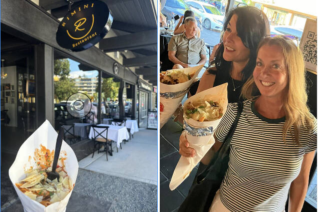 Take Rimini on the go as you explore Kirklands historic waterfront with a pasta cone. Rimini photos