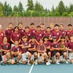 Mercer Island High Schools boys varsity tennis team swung to a 13-0 regular season and won the Kingco Crest Conference. Photo courtesy of the Mercer Island School District