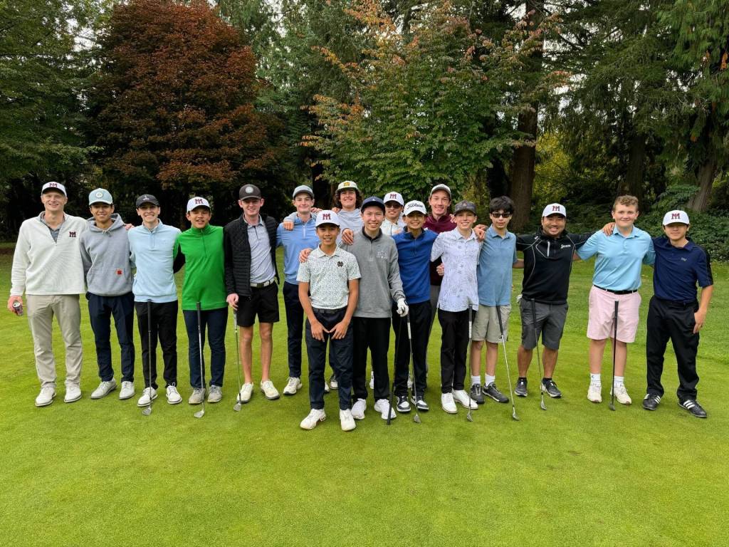 Mercer Island High Schools boys golf team notched an 8-2 regular-season record and finished second in the KingCo Crest division. Courtesy photo