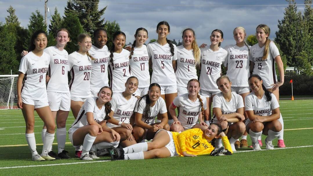 Mercer Island High Schools girls varsity soccer squad. Courtesy photo