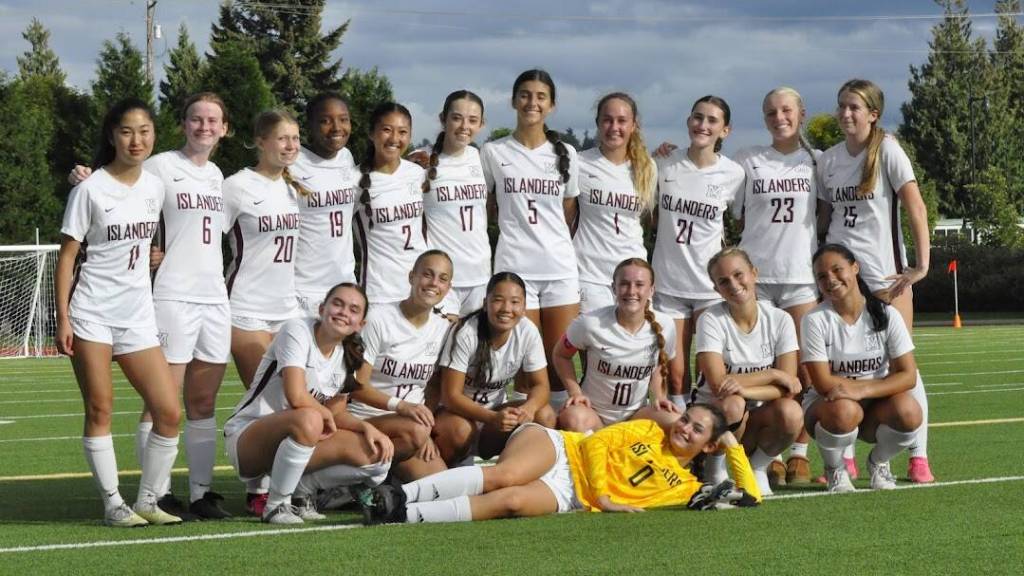 Mercer Island High Schools girls varsity soccer squad. Courtesy photo