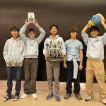 Mercer Island High Schools freshman VEX Robotics Team, the Slippery Penguins, won the championship title on Nov. 23 at the annual Lake Stevens Turkey Trot Invitational Tournament. The team (10-2 overall at the event) overcame power outages, and the teams hard work under flashlight conditions at times paid off with a trophy and a fresh turkey prize for Thanksgiving. They dominated the knockout stage with a 4-0 record, including a rematch in the final. The team of Harry Nguyen (captain), Til Wyss, Henry Xing, Zevi Danielli and Jeremy Leung were among the top 32 Washington high school teams competing at Cavelero Mid High School in Lake Stevens. Photo courtesy of the Mercer Island School District