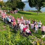 Mercer Islands Covenant Living at the Shores Making Strides Against Breast Cancer 2024 Survivors Path. Courtesy photo