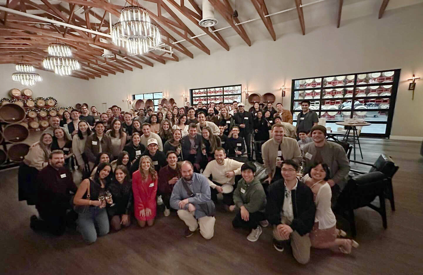 Mercer Island High Schools Class of 2014 held its 10-year reunion on Dec. 21 at Sparkman Cellars in Woodinville. Photo courtesy of the Mercer Island School District
