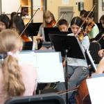 Islander Middle Schools seventh- and eighth-grade orchestras have been chosen to be a Concert Hour Exemplary Honor Group for the 2025 National Association for Music Educations (NAfME) All-NW Conference to be held in Spokane from Feb. 13-16. The two orchestras will combine to perform at the conference at 2 p.m. on Feb. 15. Islander Middle School was one of only two middle school orchestras in the Northwest Region selected for the honor of performing at the conference. The seventh-grade orchestra 1 is pictured. Photo courtesy of the Mercer Island School District