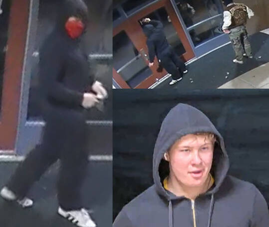 Vandalism suspect two. Photos courtesy of the city of Mercer Island