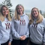 From left, Mercer Island Rowing Clubs Jessica Apodaca, Shannon Leversedge and Lauren Alexander. Andy Nystrom/ staff photo