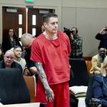 Jeffrey Nelson receives his sentence Jan. 23 at the Maleng Regional Justice Center in Kent. Photo by Joshua Solorzano/Sound Publishing