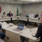 Mercer Island City Councilmembers meet with Mercer Island School Board of Directors and other city and school staffers on Feb. 6. Photo courtesy of the Mercer Island School District