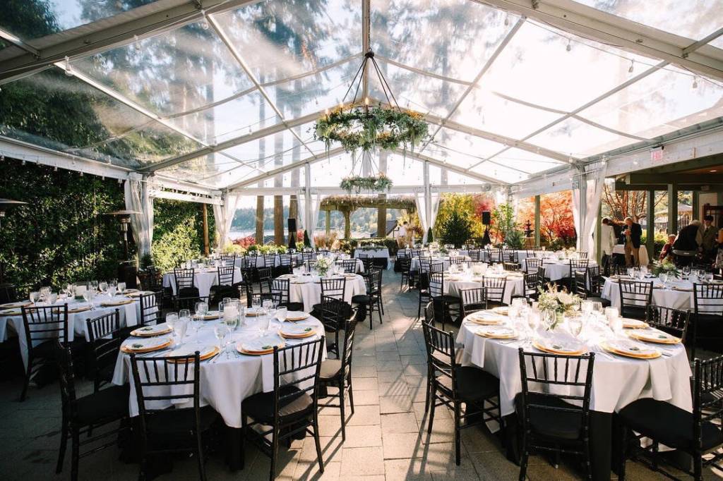 Complementing the Manor House is Joe’s Venue, a versatile event space perfect for hosting occasions like rehearsal dinners or corporate events. Photo courtesy of Pleasant Beach Village.