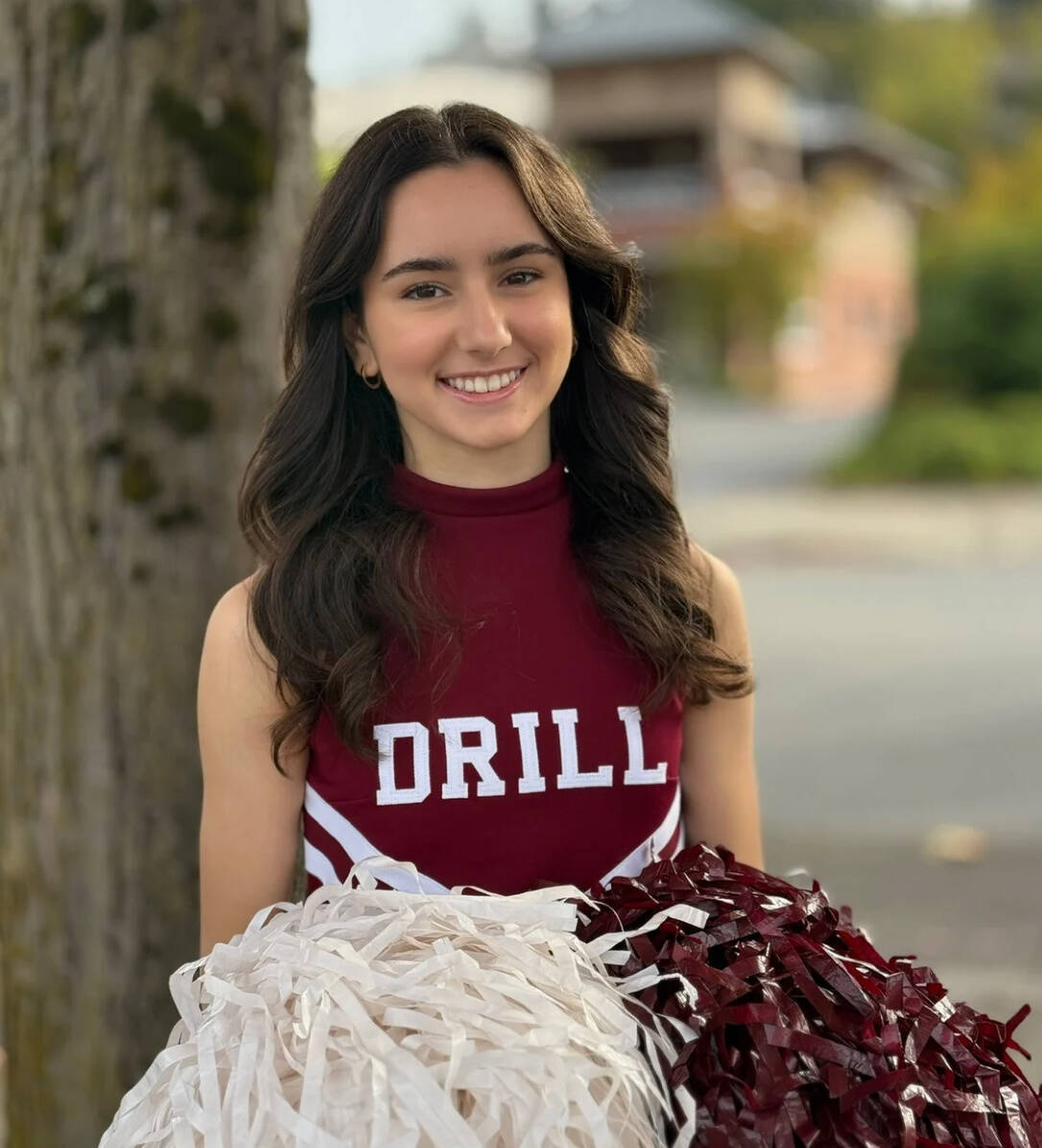 Mercer Island High School senior drill team captain Penelope Thomas. Photo courtesy of Kyle Mosler