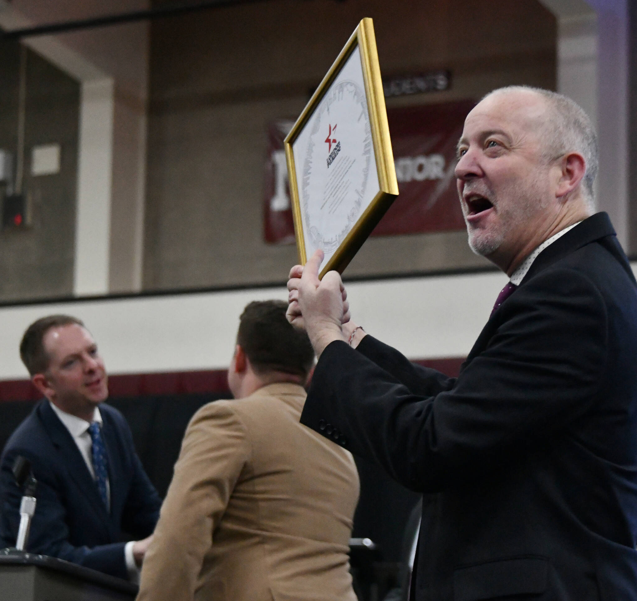 Mercer Island High School marching band director Parker Bixby is thrilled to receive an invitation for the band to perform at the 2026 New Years Day London Parade on April 2. Andy Nystrom/ staff photo