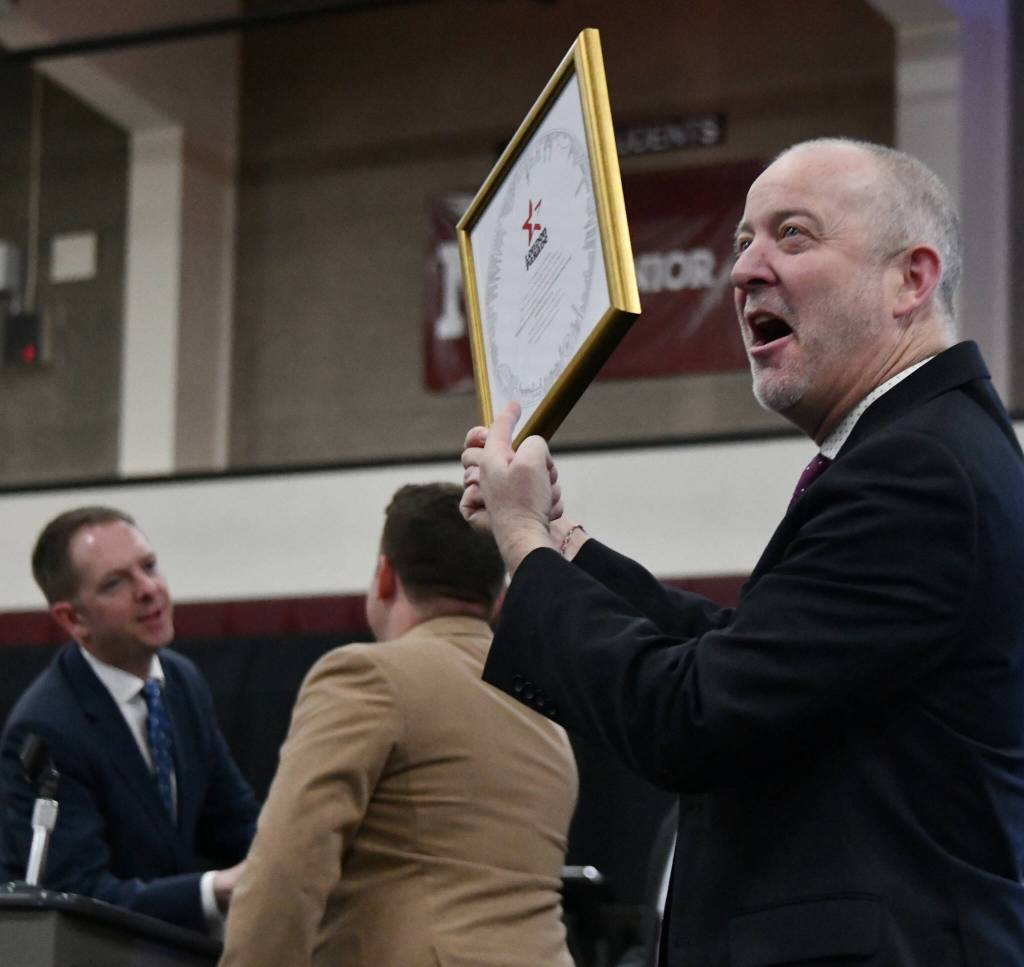Mercer Island High School marching band director Parker Bixby is thrilled to receive an invitation for the band to perform at the 2026 New Years Day London Parade on April 2. Andy Nystrom/ staff photo