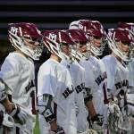 Mercer Island High School boys lacrosse players prepare to invade the field. Photo courtesy of Jim Jantos