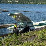 Members of the Mercer Island Police Department Marine Patrol Unit respond to a non-injury small plane crash on Lake Washington in Renton on June 1. Photo courtesy of the Mercer Island Police Department