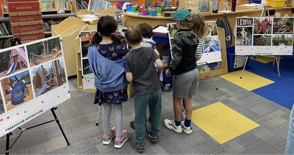 From May 12-22, Mercer Islands Parks Capital team visited 54 classrooms across all four elementary schools to hear from more than 1,200 students about the Deanes Childrens Park site plan. Kids from K-5 voted on play equipment, shared theme ideas to go with Kentons Dragon, and even drew their dream playgrounds. This hands-on activity gave students a chance to shape the future of their community  and their ideas will help guide the playgrounds design, which the city will share with the community this July. The city thanks the teachers, staff, volunteers, PTAs and the Mercer Island School District for making this possible. Learn more about the project at: <a href="https://www.mercerisland.gov/dcpg" target="_blank">https://www.mercerisland.gov/dcpg</a>. Photo courtesy of the city of Mercer Island