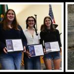 Left to right, Mercer Island High School instructor Jen McLellan​ along with seniors Hannah Burnett, Quinn Finneran and Samantha Schwartz at the June 3 Rotary Club of Mercer Island meeting. Andy Nystrom/ staff photo; Senior Anna Marsh. Courtesy photo
