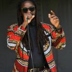 Simon Javan Okelo leads his One Vibe Band at the Mercer Island Juneteenth Community Celebration on June 19 at Mercerdale Park. Andy Nystrom/ staff photo