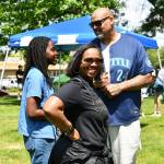 From left to right, Joy Rurangwa, Valerie Perine and Kelly John-Lewis. The trio is involved with the Mercer Island High School Black Student Union. Andy Nystrom/ staff photo