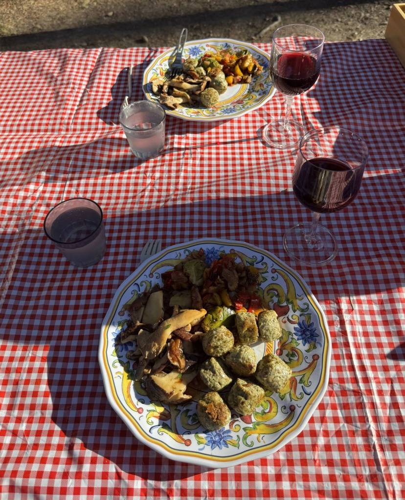 Dinner. Photo by Mindy Stern