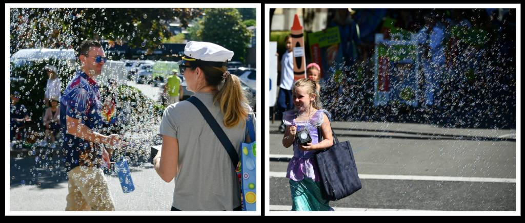 Bubbles galore at the Mercer Island Summer Celebration parade. Andy Nystrom/ staff photo