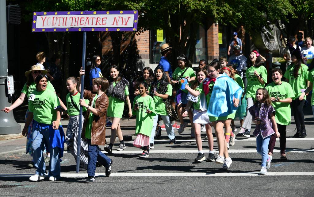 Members of Youth Theatre Northwest having a blast. Andy Nystrom/ staff photo