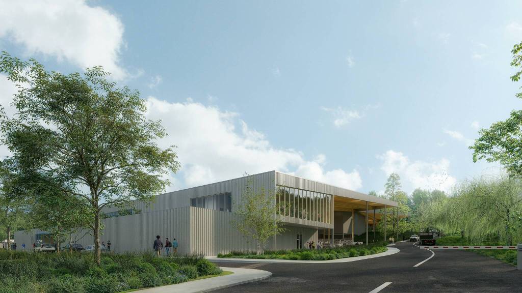 Heres a rendering of the new Mercer Island Public Safety and Maintenance Facility. Photo courtesy of the city of Mercer Island