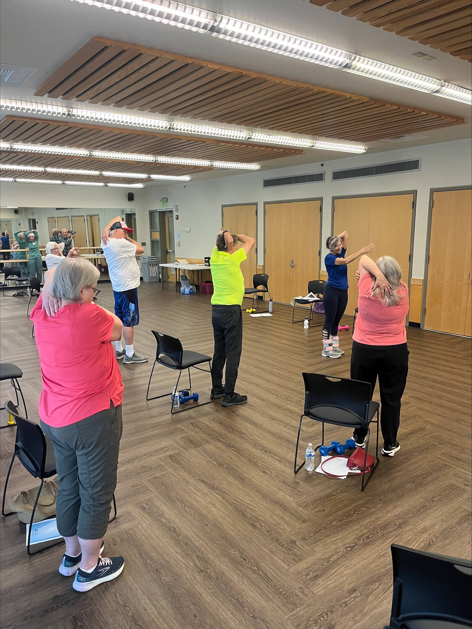 Seniors participate in the Stay Active & Independent for Life (SAIL) program on Mercer Island. Courtesy photo