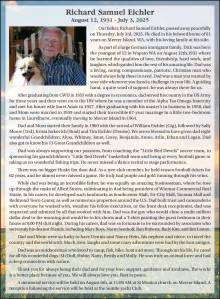 Richard Samuel Eichler | Obituary