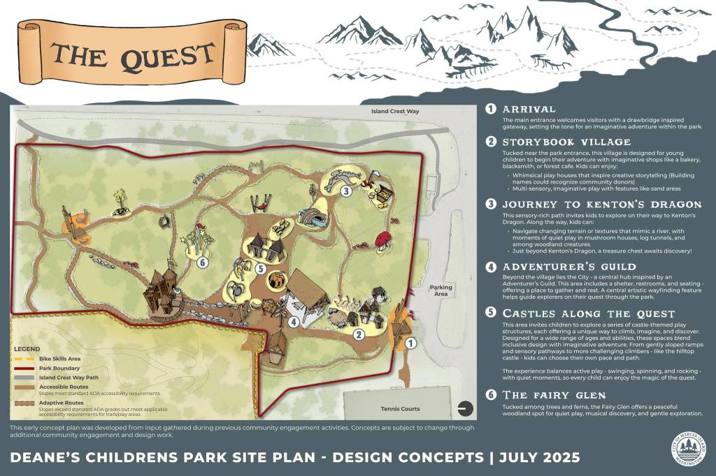 The Quest preliminary design concept. Courtesy of the city of Mercer Island