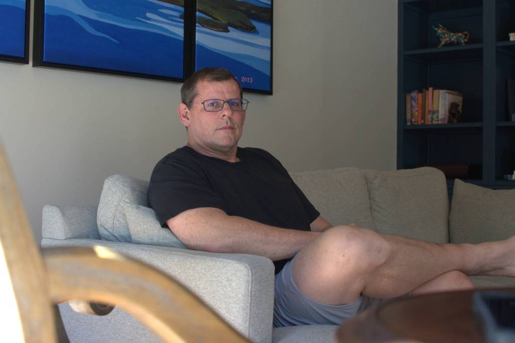 They should have done the right thing, which is let the community know, tried to find other victims and provide support for those that needed it, said Brian Gaspar, a Mercer Island parent who has been collecting documents related to Twombleys case through public records requests since May. Instead, they gave him a 14-month leave. Photo by Moe K. Clark/InvestigateWest