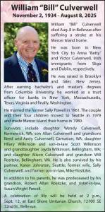 William Culverwell | Obituary
