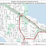 Beginning Sept. 18, Washington State Department of Transportation will close the Interstate 90 eastbound on-ramp at East Mercer Way for six to eight days and the HOV on-ramp at 80th Avenue Southeast for 16 days to complete essential roadway repairs and replace failing expansion joints on the East Channel Bridge, according to the city of Mercer Island. The city said that drivers should expect major delays: This closure is expected to be highly disruptive, as drivers will find it much more difficult and time-consuming to move around the Island, as well as access I-90 to leave the Island. Detour routes will carry higher-than-normal traffic volumes and are likely to experience significant backups as drivers move through the area during the closure. For more information, detour routes and more, visit: <a href="https://orlo.uk/D60Ug" target="_blank">https://orlo.uk/D60Ug</a>. Graphic courtesy of the city of Mercer Island