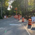 Less than three weeks since a water main break occurred and caused significant damage to a section of East Mercer Way, crews have made excellent progress on the repair front, according to the city of Mercer Island. In a social media post on Aug. 27, the city said it is nearing completion on the emergency project to replace a 220-foot section of damaged water main. Crews are currently flushing the system and conducting water quality testing, and the five impacted residences are expected to have their water service restored later this week or early next week once water quality standards are verified. In the road realm, one lane is now open between Southeast 76th Street and the north end of Clarke Beach Park, restoring limited access through a section that was previously closed to all traffic. Drivers, bicyclists and pedestrians should exercise caution and obey the traffic signals as the area remains an active construction zone. Intermittent closures may still be necessary as construction wraps up, the city said. For more information about the project and latest updates, visit: <a href="https://orlo.uk/bEypH" target="_blank">https://orlo.uk/bEypH</a>. Photo courtesy of the city of Mercer Island