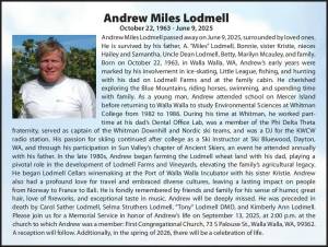Andrew Lodmell | Obituary
