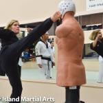 Krista Wells is the owner and founder of Mercer Island Martial Arts. Photo courtesy of Krista Wells
