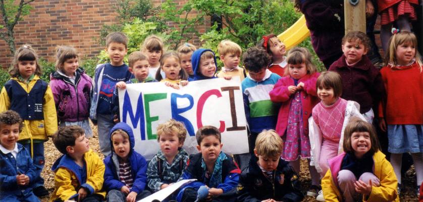 A photo from 1999 at the French American School of Puget Sound in Mercer Island. Courtesy photo