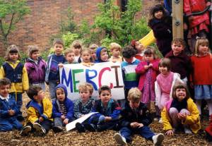 A photo from 1999 at the French American School of Puget Sound in Mercer Island. Courtesy photo