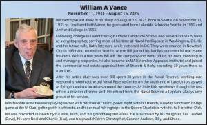 William Vance | Obituary