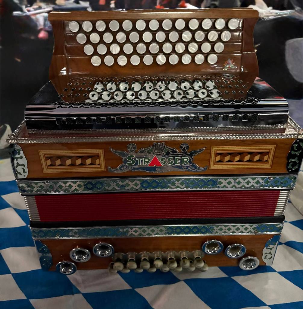 An Oktoberfest-appropriate accordion. Photo by Mindy Stern