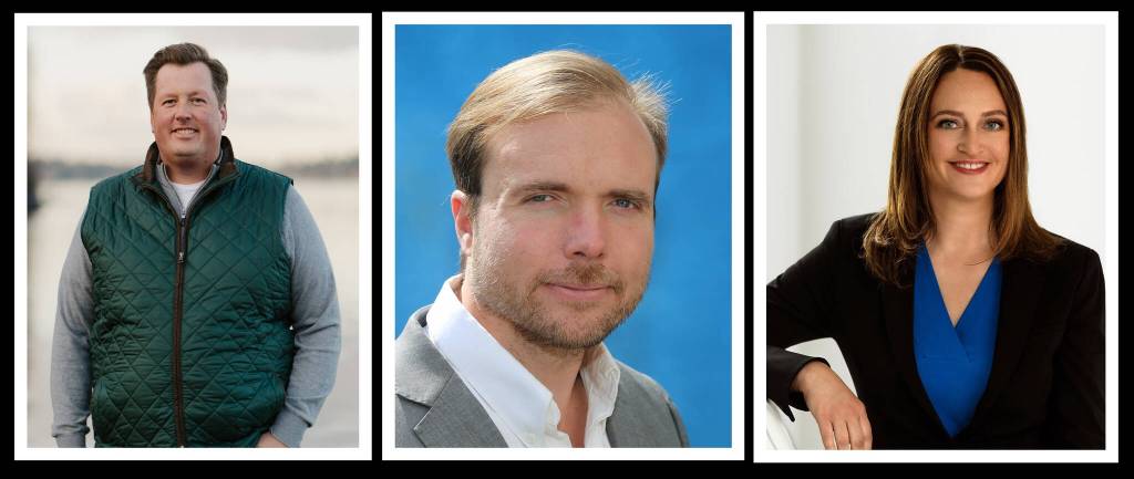 From left, Julian Bradley, Robert OCallahan and Stephanie Burnett. Courtesy photos