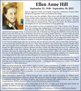 Ellen Hill | Obituary