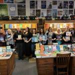Island Books hosted a Local Author Festival on Oct. 26. Its fall edition featured 10 authors whose work ranges from sports non-fiction and cozy fantasy to poetry and adventure memoir. Authors from left: Shannon Hogan, Ruth Vincent, Michael Sandler, Dana Evyn, Clelia Castro-Malaspina, Lia Duchaine, Alexa Shay, Leah R. Cutter, Terrel Lefferts and Kelly Goto. Courtesy photo