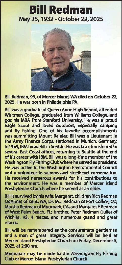 Bill Redman | Obituary