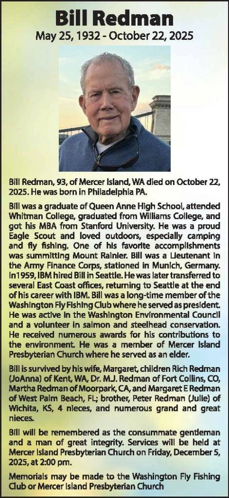 Bill Redman | Obituary
