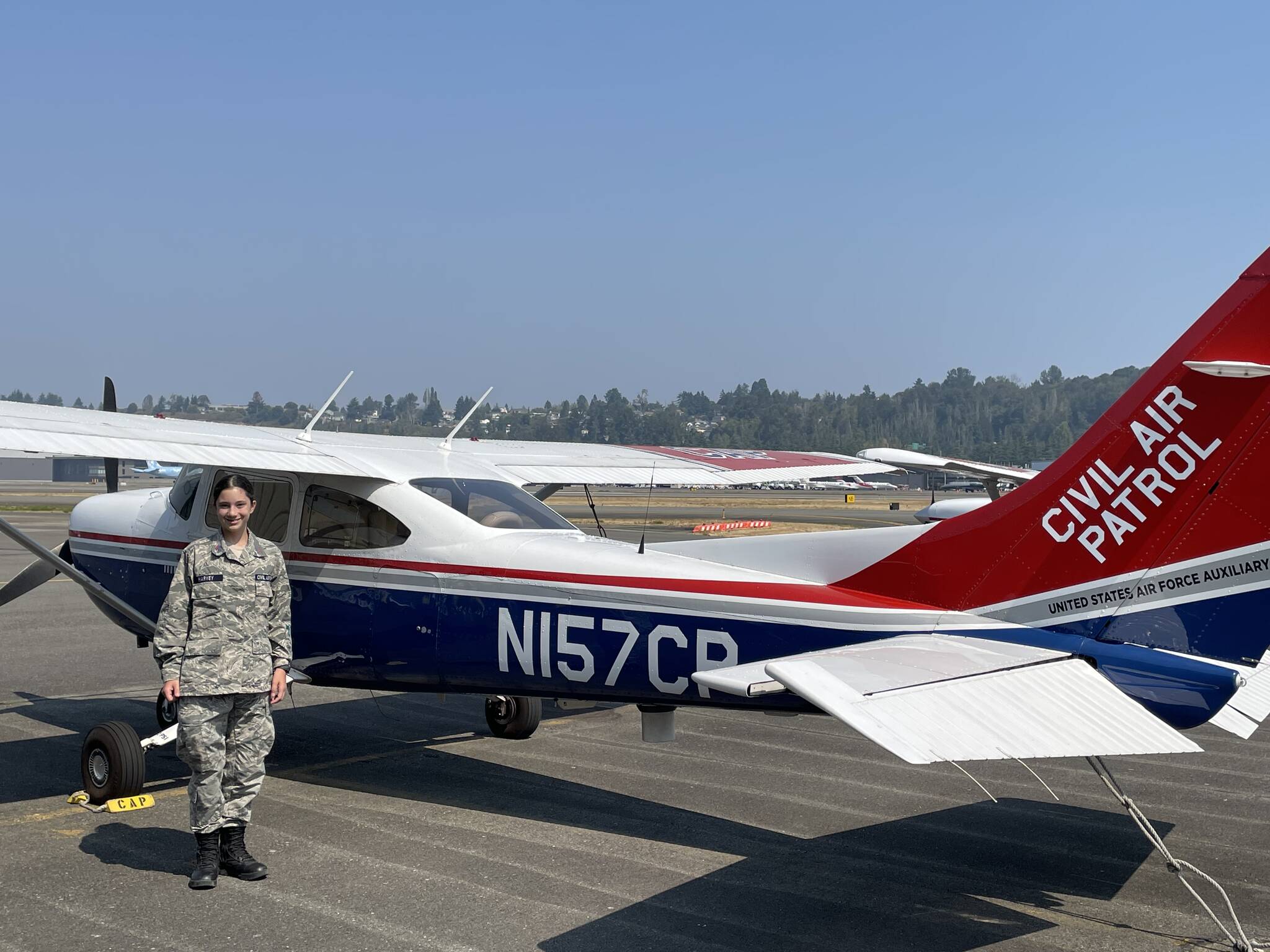 Civil Air Patrol Overlake Composite Squadron member Bella Harvey is a freshman at Northwest Yeshiva High School on Mercer Island. Courtesy photo