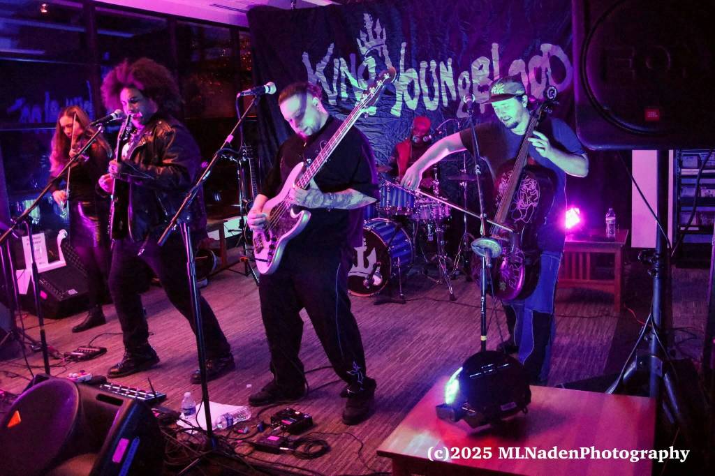 King Youngblood rocks the Mercer Island Library on Nov. 15. Photo courtesy of Marion L. Naden