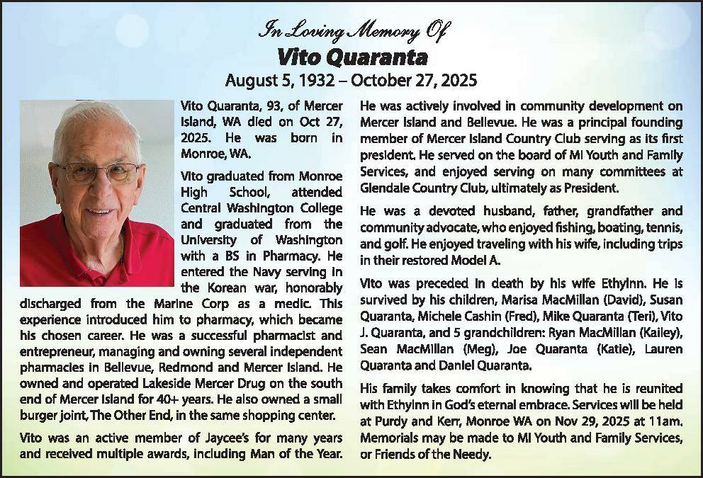 Vito Quaranta | Obituary