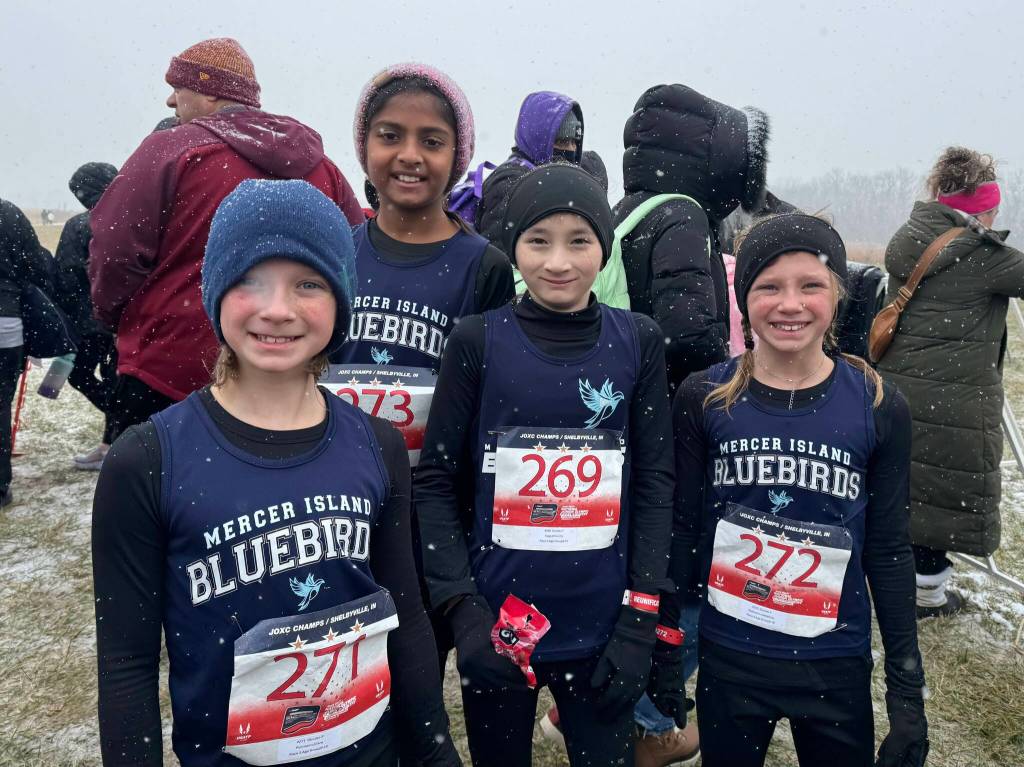 Left to right: Clara Pullmann, Liya Sherlin, Lily Augustine, Josie Pullmann. Courtesy photo